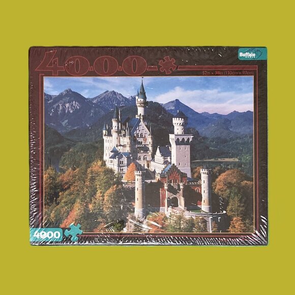 NEW 4000 Pc Puzzle, Buffalo Games, Neuschwanstein Castle, Germany. PLEASE READ!! - Picture 1 of 4